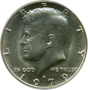image for: 1979-D 50c ANACS MS65