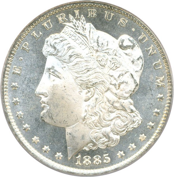 image for: 1885-O $1 PCGS MS65 PL