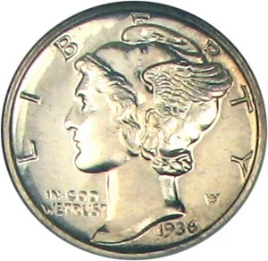 image for: 1936 10c NGC Proof 65