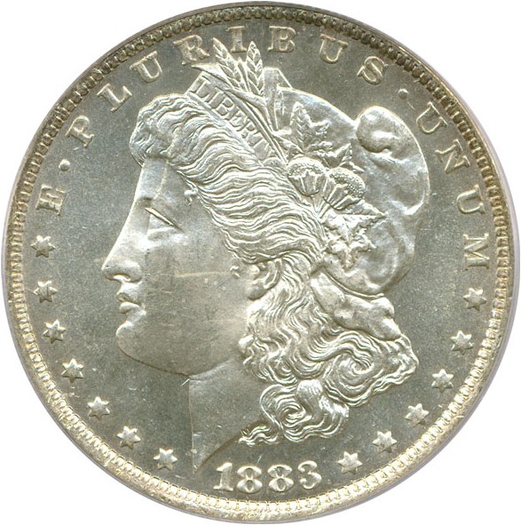 image for: 1883-O $1 PCGS MS65 PL