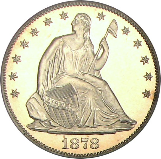 image for: 1878 50c PCGS Proof 63 Cameo