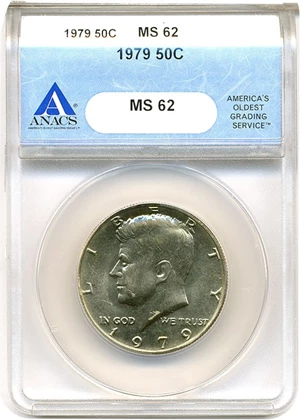 image for: 1979 50c ANACS MS62