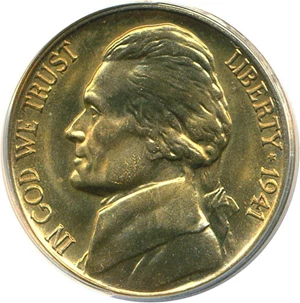 image for: 1941-D 5c ANACS MS65 (5.5 Steps)