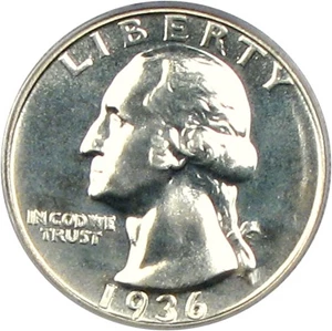 image for: 1936 25c PCGS/CAC Proof 64