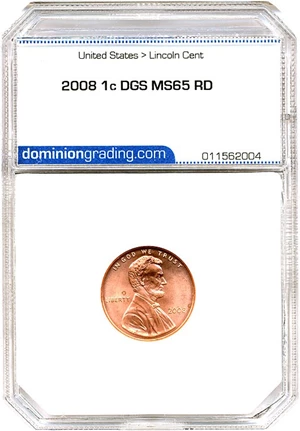 image for: 2008 1c DGS MS65 RD