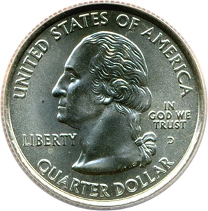 image for: 2007-D Wyoming 25c ANACS MS68 (Satin Finish)