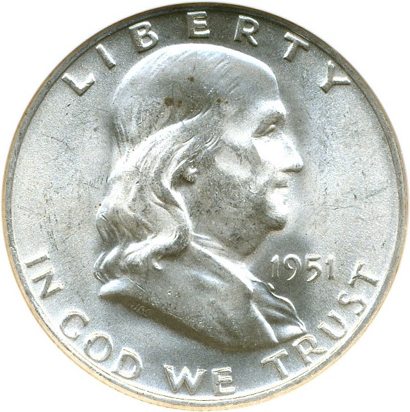 image for: 1951-D 50c NGC MS65 FBL