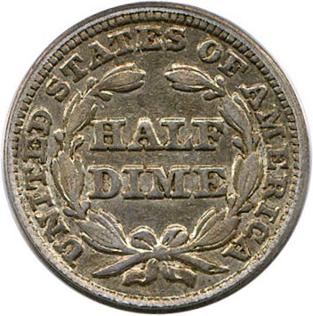 image for: 1849/6 H10c PCGS XF45