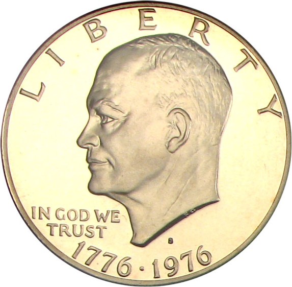 image for: 1976-S Clad $1 ANACS Proof 67 DCameo (Type 2)