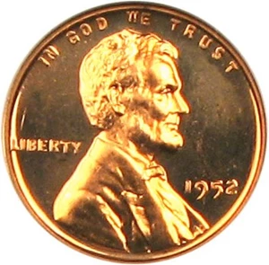 image for: 1952 1c NGC Proof 67 RD