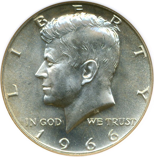 image for: 1966 50c NGC MS66 (SMS)