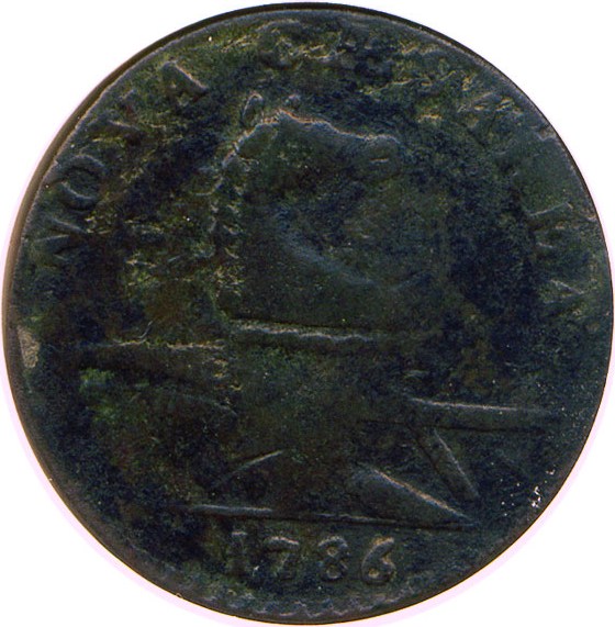 image for: 1786 New Jersey Wide Shield DGS F12 (Corroded)