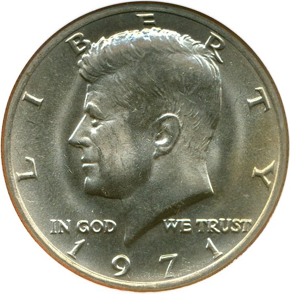 image for: 1971 50c NGC MS65