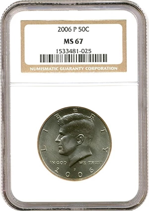 image for: 2006-P 50c NGC MS67