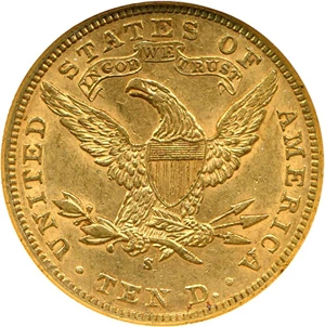 image for: 1903-S $10 NGC AU58
