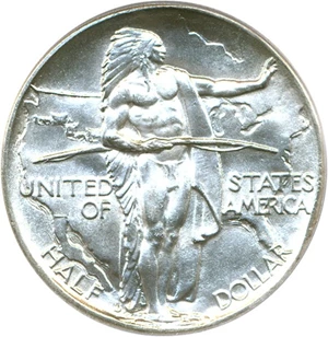image for: 1937-D Oregon 50c PCGS MS65