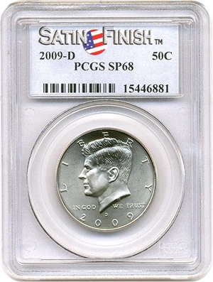 image for: 2009-D 50c PCGS SP68 (Satin Finish)