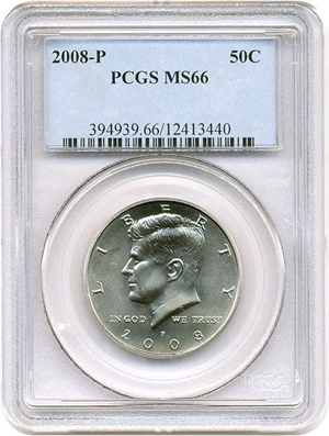 image for: 2008-P 50c PCGS MS66