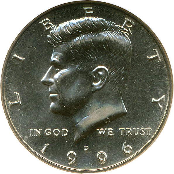 image for: 1996-D 50c NGC MS67