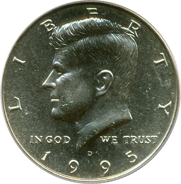 image for: 1995-D 50c PCGS MS64