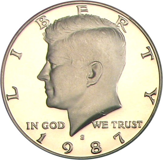 image for: 1987-S 50c PCGS Proof 69 DCameo