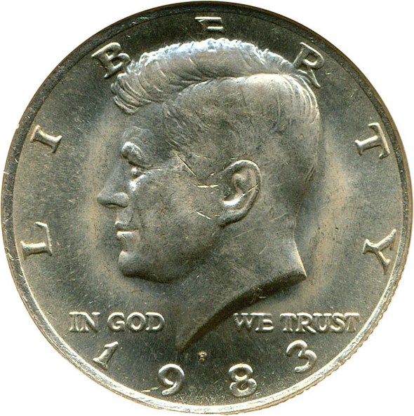 image for: 1983-P 50c NGC MS64