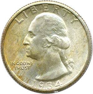 image for: 1934 25c PCGS MS65 OGH