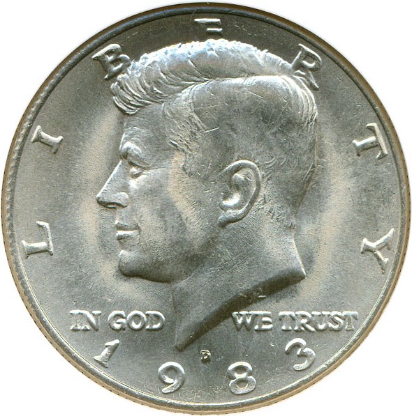 image for: 1983-D 50c NGC MS65