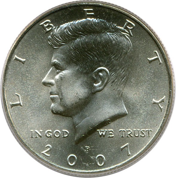 image for: 2007-P 50c PCGS MS67