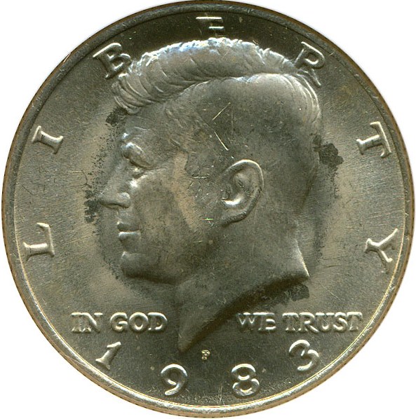 image for: 1983-P 50c NGC MS66