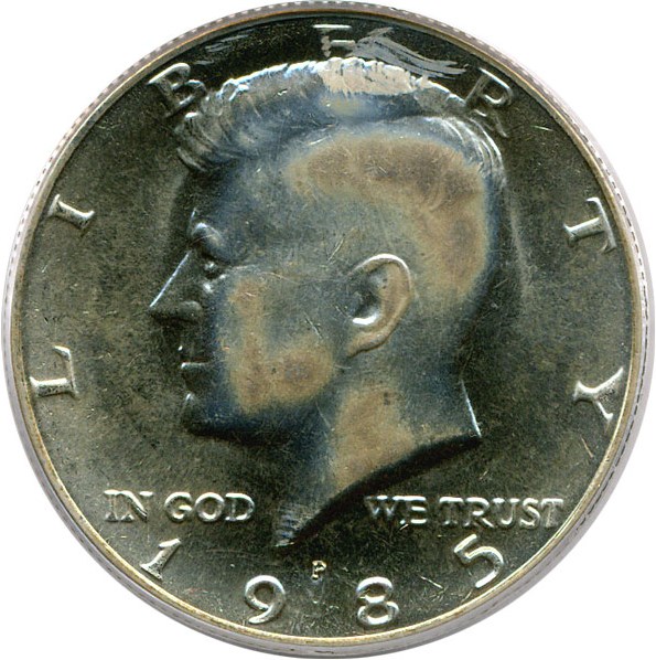 image for: 1985-P 50c PCGS MS66