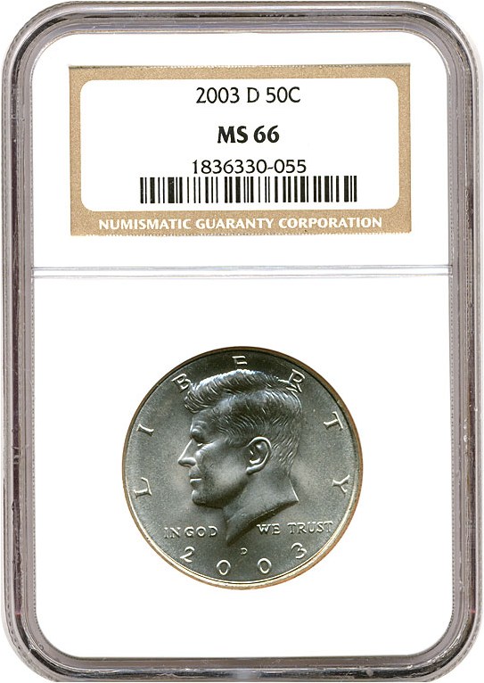 image for: 2003-D 50c NGC MS66