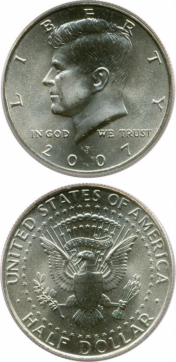 image for: 2007-P 50c PCGS MS67
