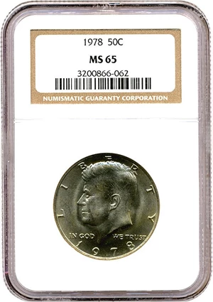 image for: 1978 50c NGC MS65