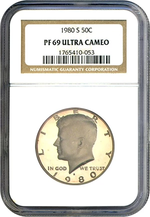 image for: 1980-S 50c NGC Proof 69 UCameo