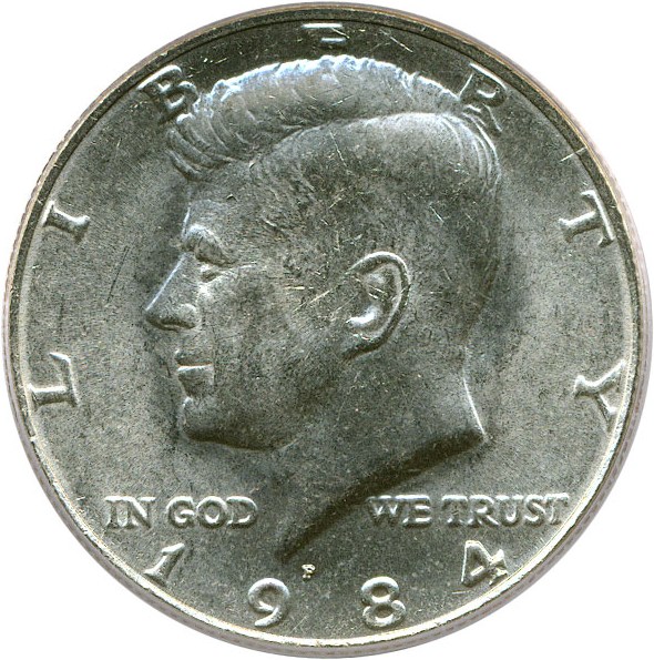 image for: 1984-P 50c PCGS MS66