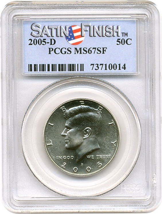 image for: 2005-D 50c PCGS MS67  (Satin Finish)