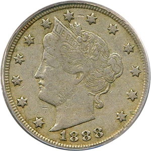 image for: 1888 5c PCGS/CAC XF40