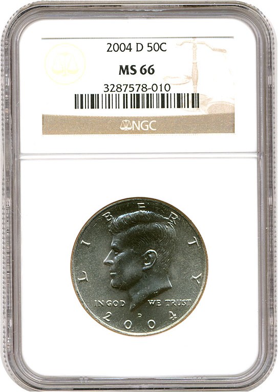 image for: 2004-D 50c NGC MS66