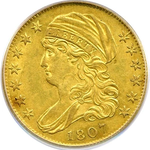 image for: 1807 $5 PCGS AU58 (Bust facing Left)