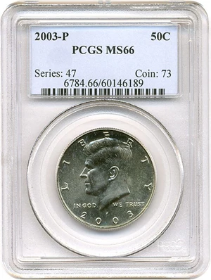 image for: 2003-P 50c PCGS MS66