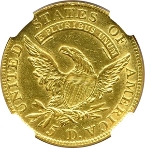 image for: 1809/8 $5 NGC AU53
