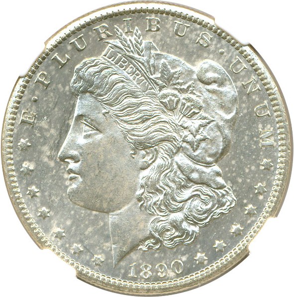 image for: 1890-CC $1 NGC MS64 PL