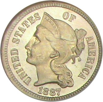 image for: 1887 3cN NGC/CAC Proof 66