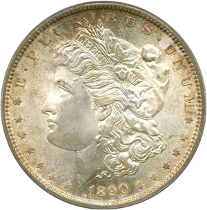 image for: 1890-S $1 PCGS/CAC MS66