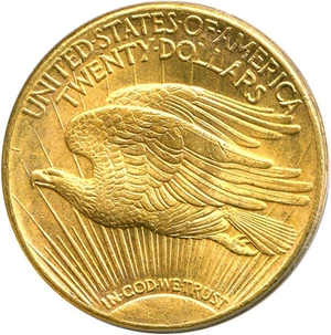 image for: 1927-S $20 PCGS MS63