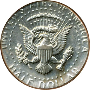 image for: Mint Error: 1979 50c NGC AU58 (Struck on a SBA $1 Planchet, 8.1g)