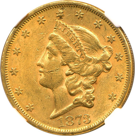 image for: 1873 $20 NGC AU55  (Closed 3)