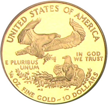 image for: 1999-W Gold Eagle $10 PCGS Proof 69 DCameo