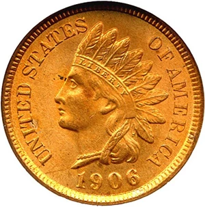 image for: 1906 1c NGC MS63 RD